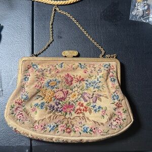 Vintage 1950’s WALBORG Tapestry Clutch